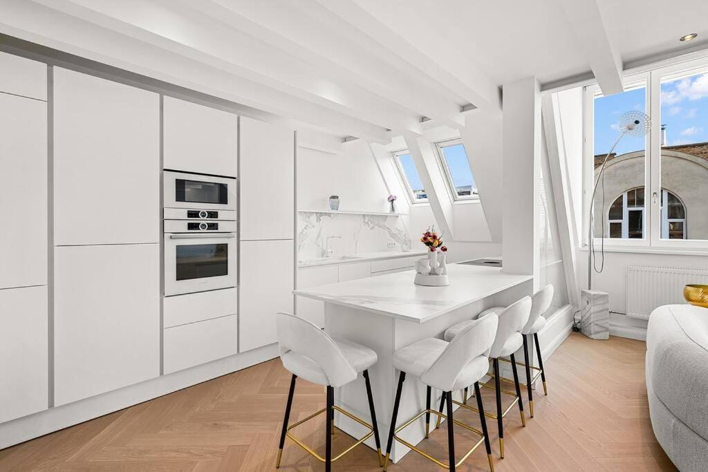 Designer Penthouse With Balcony Vienne